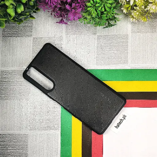[PO32BXPR5MRKIII-2-2] Sony Xperia 5 Mark iii X-Level Luxuary Leather Back Case (Black)