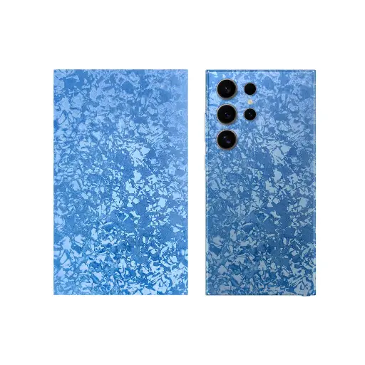 [SKIN-18-18] Fabric Texture Design Mobile Back Customize Skin (Zinc)