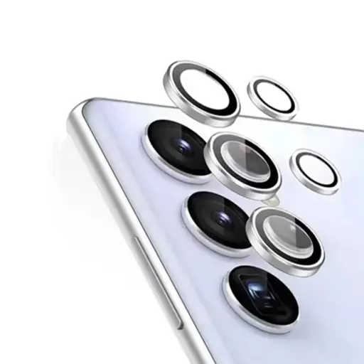 [PL14SS22UL-5-30] Samsung S22 Ultra Yoyo Camera Rings - Crystal | Premium Lens Protection   