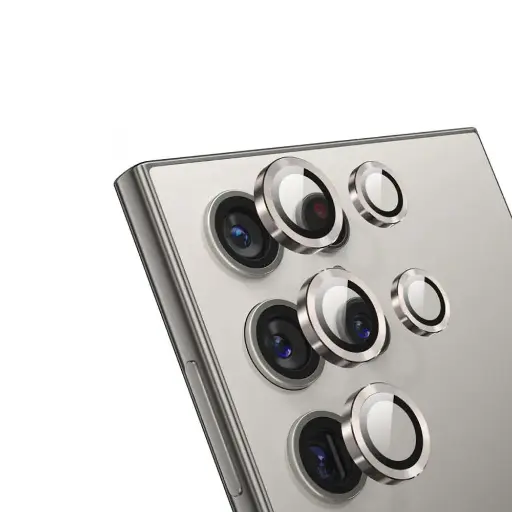 [PL14SS24UL-5-36] Samsung S24 Ultra Camera Ring Yoyo - Natural Titanium | Premium Lens Protection