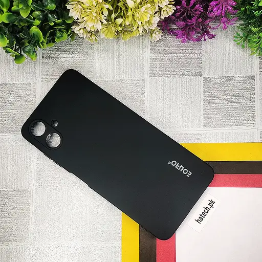 [PO23BSA06-9-2] Samsung Galaxy A06 Eouro Official Soft Silky Back Case (Black)