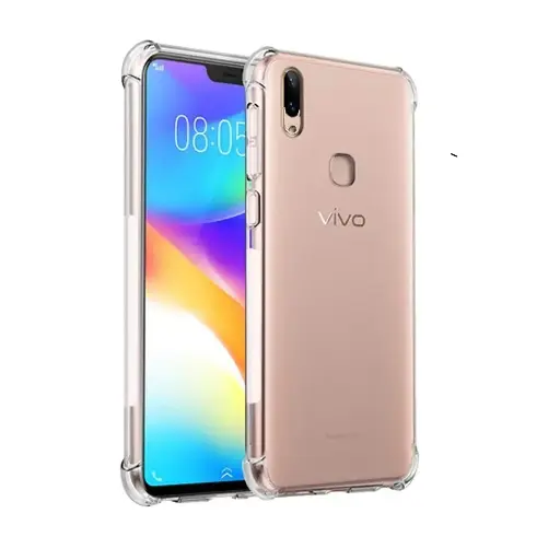 [PO7BVIV9-1] Vivo V9|Y85 HQA Transparent Silicone Mobile Pouch 