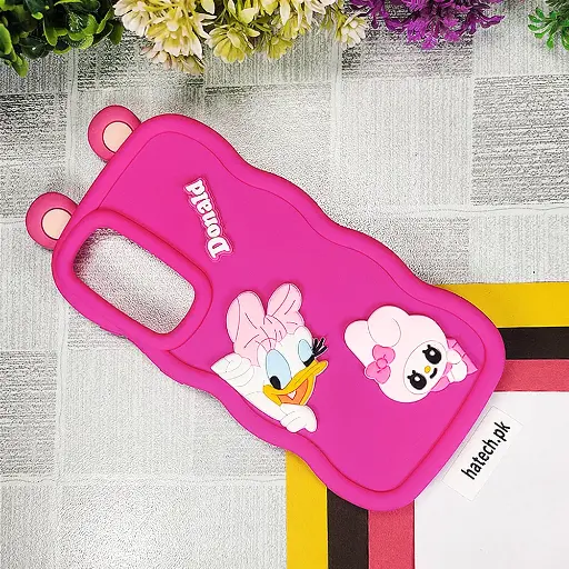 [PO51BSA35-15-10] Samsung A35 5G Fancy Cute Kitty Mobile Back Case (Pink) 