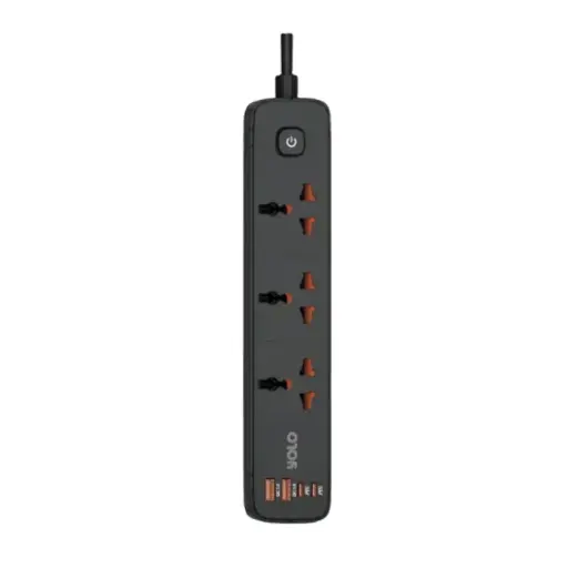 [POWER SOCKET-2] Yolo Y-901 2500w Extension Lead (3 Power Socket) (20w 2 PD Ports) (18w 2 USB Ports)