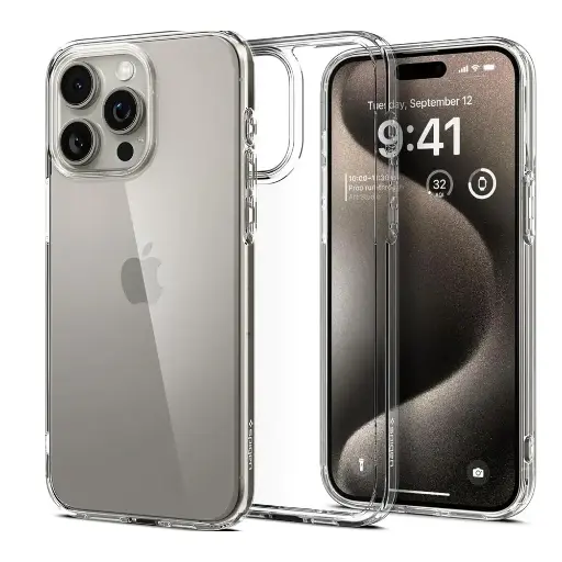 [PO54BIP15PR-4] iPhone 15 Pro Spigen Neo Hybrid Crystal Clear Tpu|Transparent Back Case