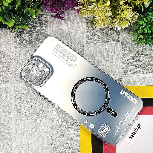 [PO50BOA16E-3-7] Oppo A16E|A16K 3D Printed Magsafe Logo So Cool Back Case (Silver)
