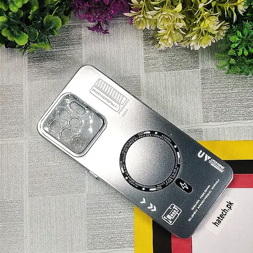 [PO50BOF19PR-3-7] Oppo F19 Pro|A94 3D Printed Magsafe Logo So Cool Back Case (Silver)