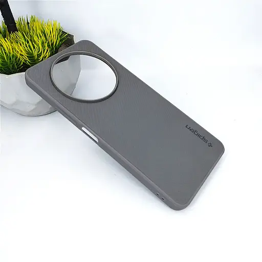 [PO32BMIA3-16-9] Xiaomi Redmi A3|A3x Spigen Hard Dotted Leather Back Case (Gray)