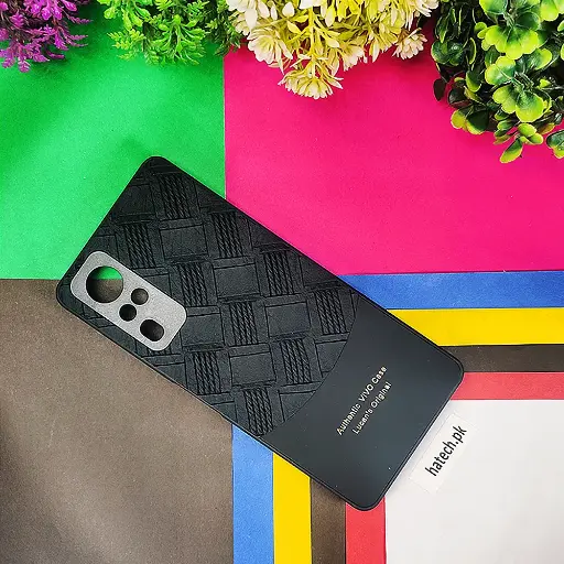 [PO42BVIY51S-8-2] Vivo Y51s|Y53s|Y31 2020 Authentic Lucane Leather Texture Back Case (Black)