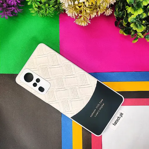[PO42BVIY51S-8-43] Vivo Y51s|Y53s|Y31 2020 Authentic Lucane Leather Texture Back Case (Off White)