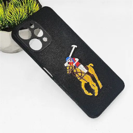 [PO43BMI12-2-2] Xiaomi Redmi 12 4G|Note 12R Santa Barbara Polo Back Case (Black)