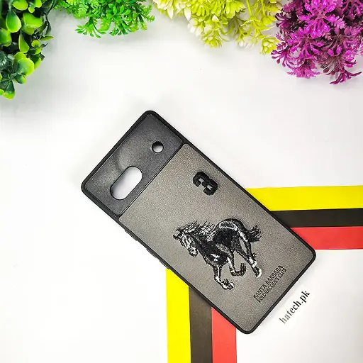 [PO43BGPXL7A-2-9] Google Pixel 7A Santa Barbara Polo & Racquet Club Back Case (Gray)