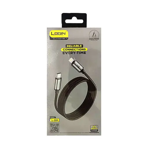 [DCL3TLGN-2] Login L-905 Type-C To Iphone Fast Charging Data Cable