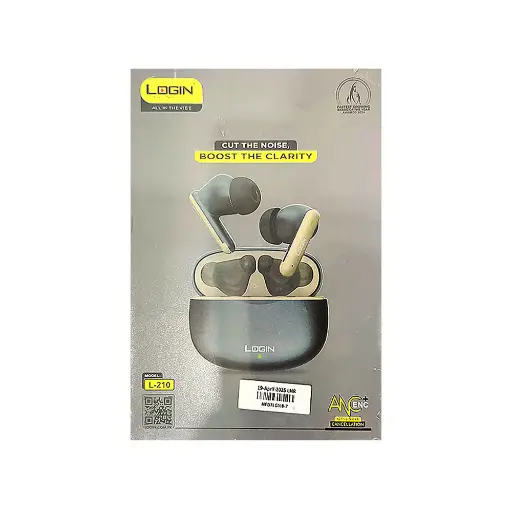 [HFB7LGN8-7] Login L-210 Wireless Bluetooth Earbuds With ANC+ENC