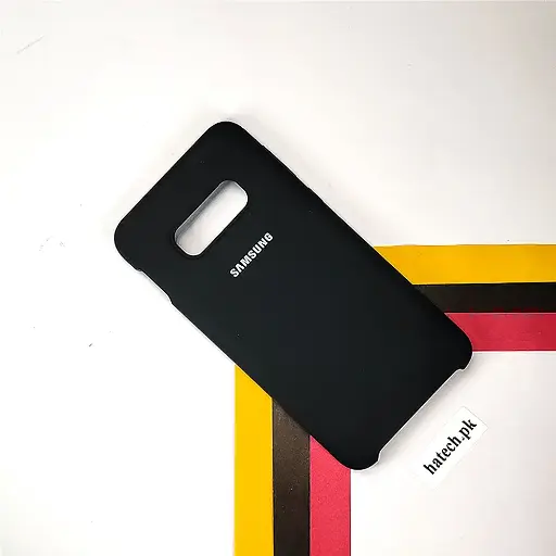 [PO23BSS10E-1-2] Samsung Galaxy S10E Official Soft Silky Back Case (Black)