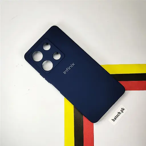 [PO23BINOT30PR-3-17] Infinix Note 30 Pro Official Soft Silky Back Case (Navy Blue)