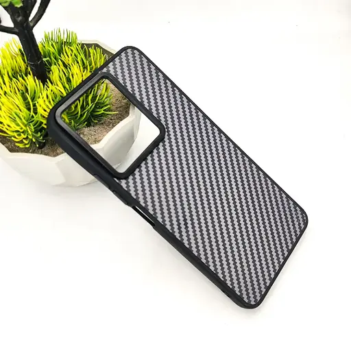 [PO58BVIY36-3-2] Vivo Y36|Y27S 3D PITTAKA Fiber Fusion Stripe Edition Back Case (Black) 