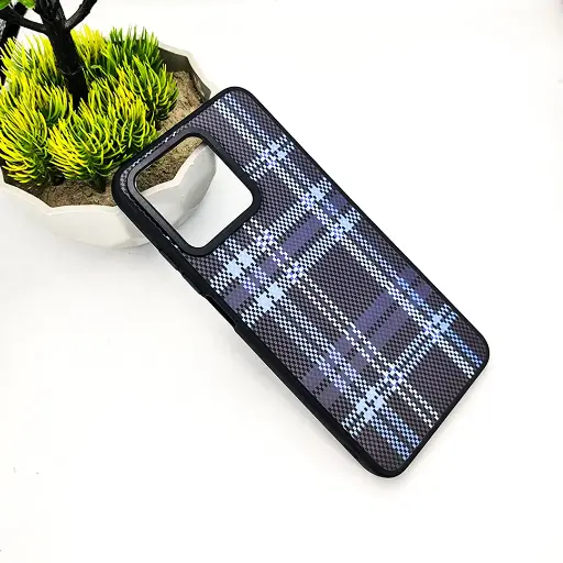 [PO58BORELMEC51-3-2]  Oppo Realme C51|C53|Note 503D PITTAKA Fiber Fusion Stripe Edition Back Case (Black) 