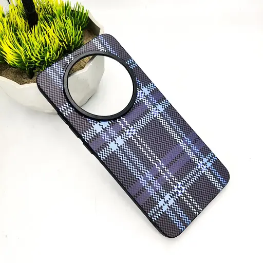 [PO58BORNO12F-3-2] Oppo Reno 12F 3D PITTAKA Fiber Fusion Stripe Edition Back Case (Black)