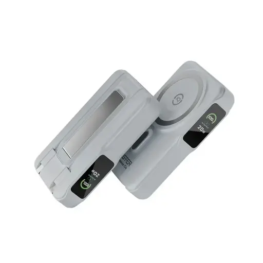 [PB10FSTR-4] Faster 10000MAH Power Bank With Wireless Charging & With Type C & Iphone Cable 
