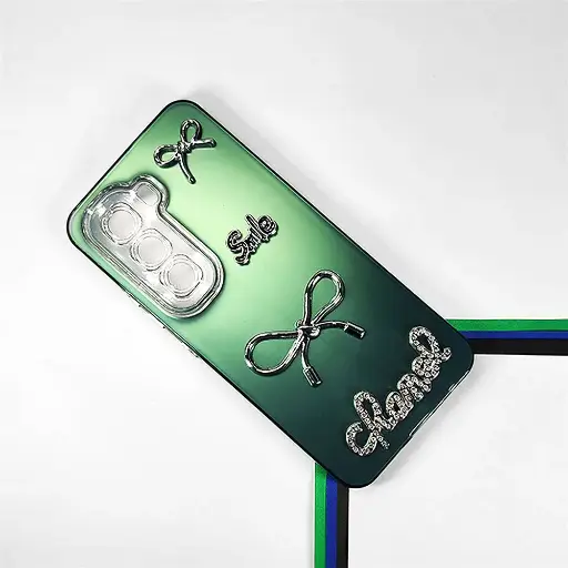 [PO8BIHOT50PR-14-11] Infinix Hot 50 Pro 4G Fancy Chanel/Smile Mobile Back Case (Green)