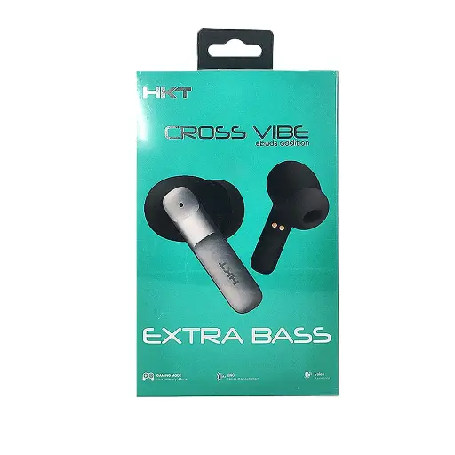 [HFB7HKT8-3] HKT Cross Vibe  Wireless Bluetooth Earbuds With ENC E-Buds Edition Gaming Buds   