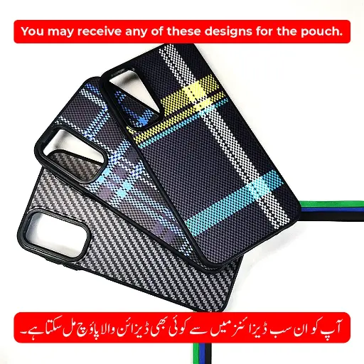 [PO58BSA15-3-2] Samsung Galaxy A15 4G|5G 3D PITTAKA Fiber Fusion Stripe Edition Back Case (Black) 