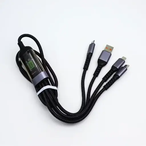 [DCU4FSTR9-1] Faster FC-D5 100w Digital Display Braided 3 in 1 Cable