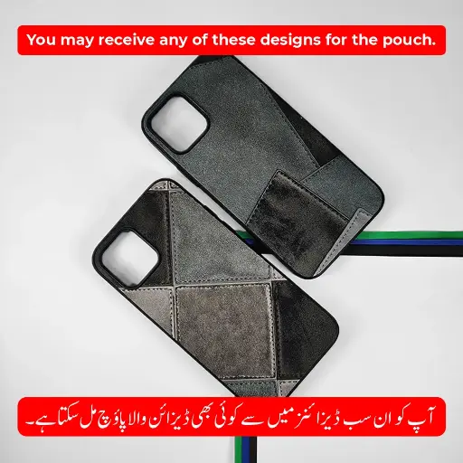 [PO33BIP11PR-5-2] iPhone 11 Pro Leather Texture Premium Back Case (Black) 