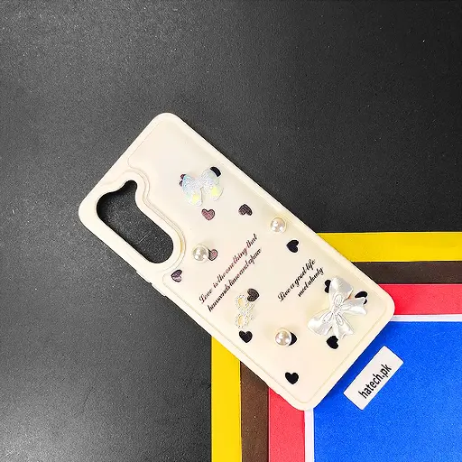 [PO9BVIY04-12-32] Vivo Y04 4G|Y19e 4G Bow Ladies Fancy Soft Silicone Back Case (skin)