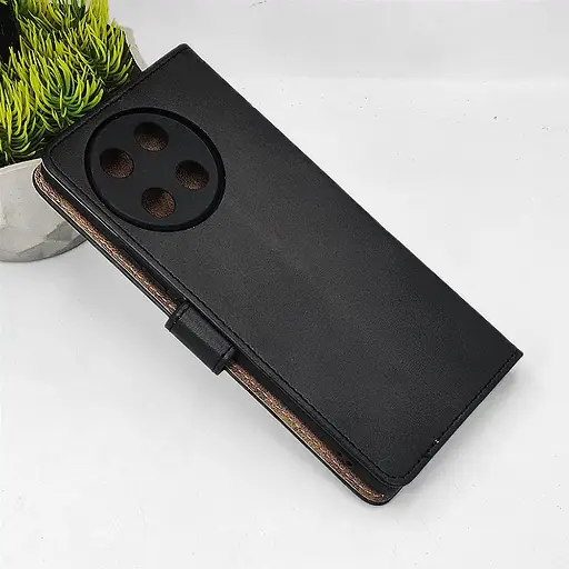 [PO42FBTCMN30S-4-2] Tecno Camon 30S NMT Premium Luxuary Leather Book Case (Black)
