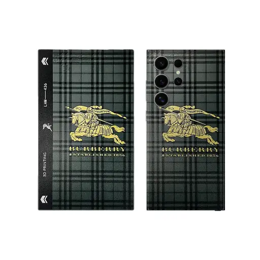 [SKIN-19-BURBERRY] 3D Printed Mobile Back Customize Skin (Burberry)