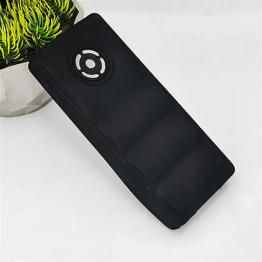 [PO46BITPWR700-1-2] iTel Power 700 2024 Puffer Soft Silicone Back Case (Black)