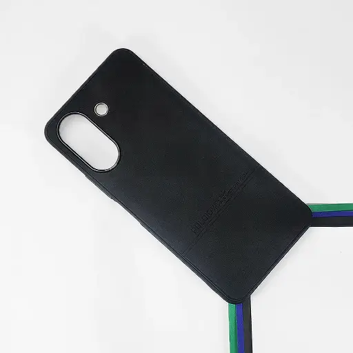 [PO42BMI13C-9-2] Xiaomi Redmi 13C|Poco C65 PULOKA Logo Luxuary Leather Back Case (Black)