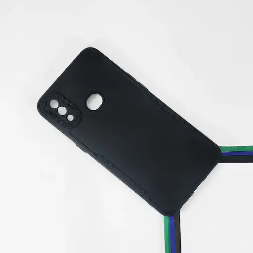 [PO14BSA10S-71-2] Samsung Galaxy A10s Soft Silicone Back Case (Black)