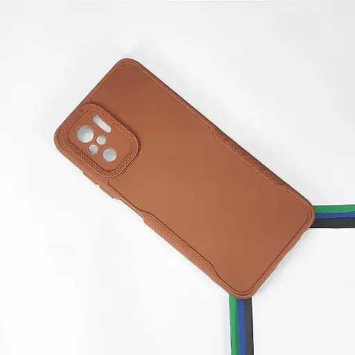 [PO14BMINOT10-71-13] Xiaomi Redmi Note 10|Note 10s|Poco M5s Soft Silicone Back Case (Brown)