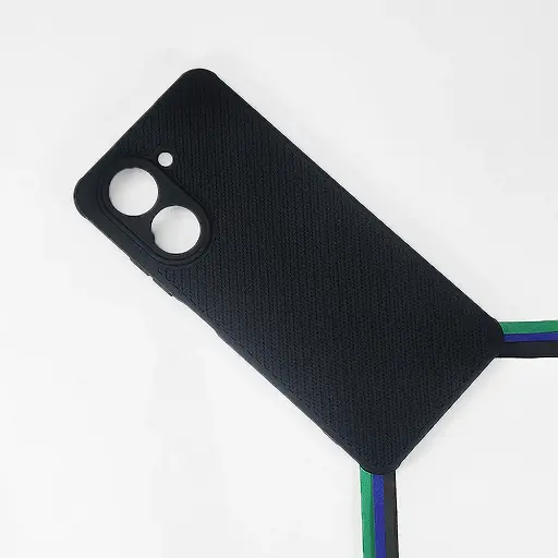 [PO14BMIA5-74-2] Xiaomi Redmi A5 4G|Poco C71 4G Carbon Texture Lining Soft Silicone Back Case (Black)