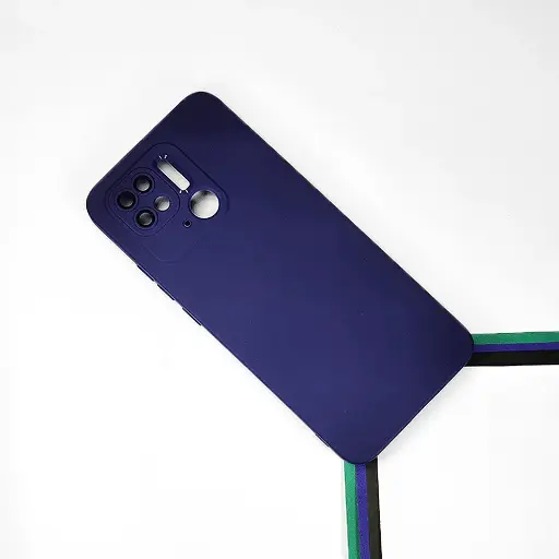 [PO14BMI10C-3-17] Xiaomi Redmi 10C|Poco C40 Soft Silicone With Camera Lens Back Case (Navy Blue)