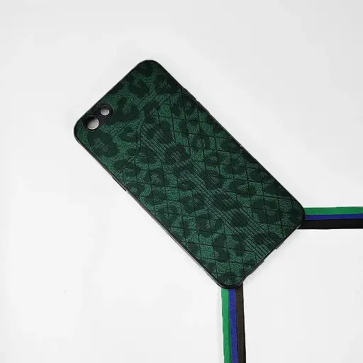 [PO18BOF3-20-11] Oppo F3 Lining Leather Texture Back Case (Green)