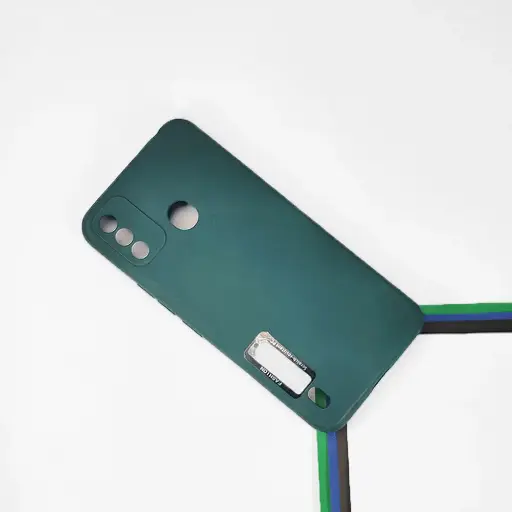 [PO14BITA48-1-11] iTel A48 Soft Silicone Fashion Logo Back Case (Green)