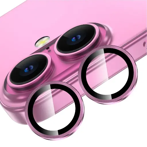 [PL14IP16PL-5-10] Iphone 16 Plus/ 16 Yoyo Camera Rings (Pink)