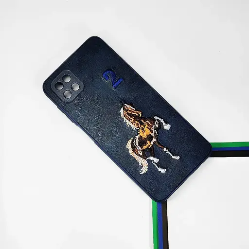 [PO43BSA12-2-17] Samsung Galaxy A12 Santa Barbara Polo&Racquet Club Back Case (Navy Blue)