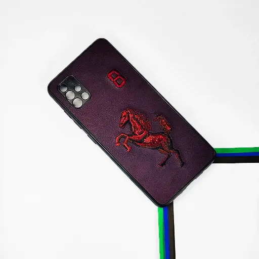 [PO43BSA71-2-12] Samsung A71 4G Santa Barbara Polo Back Case (Purple)