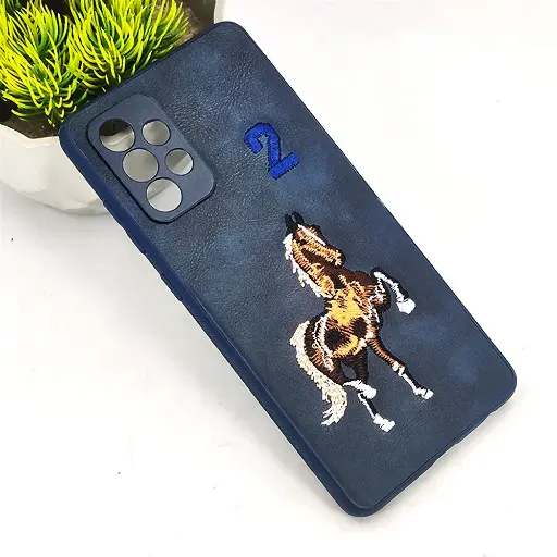 [PO43BSA72-2-17] Samsung Galaxy A72 Santa Barbara Polo Back Case (Navy Blue)