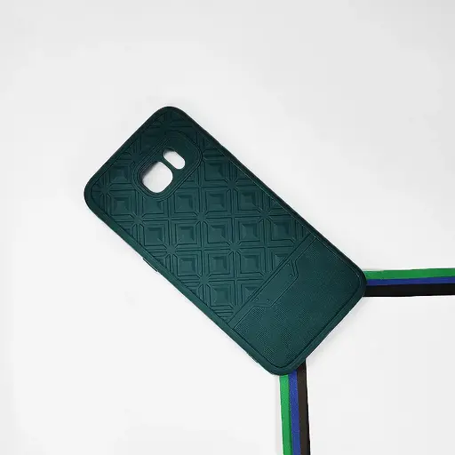 [PO14BSS7EDG-76-11] Samsung Galaxy S7 Edge Soft Silicone Back Case (Green)