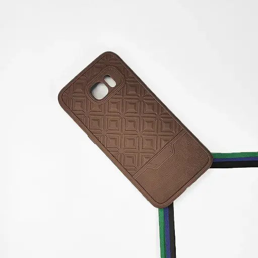 [PO14BSS7EDG-76-13] Samsung Galaxy S7 Edge Soft Silicone Back Case (Brown)