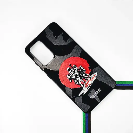 [PO43BSA52-17-2] Samsung Galaxy A52/A52S Velvet Embroidery Santa Barbara Polo Racquet Club Back Case (Black) 