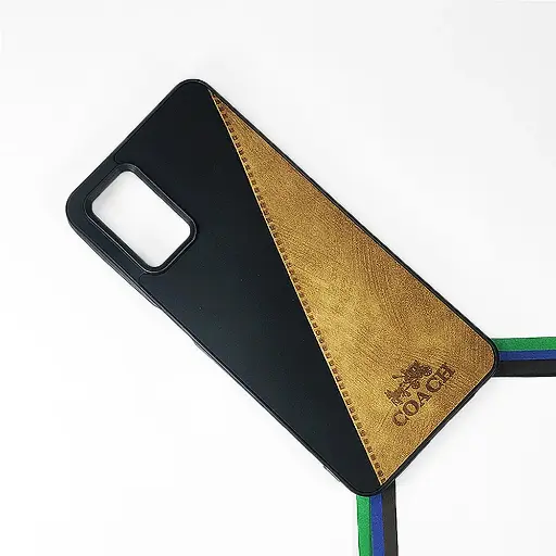 [PO18BOA54-22-2] Oppo A54 Coach Leather Back Case (Black)