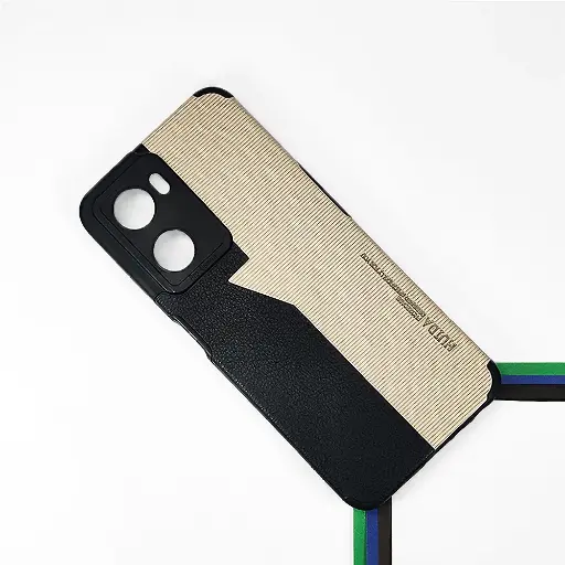 [PO18BOA57 4G-6-2] Oppo A57 4G|A77 4G Huida Dual Leather Back Case (Black)