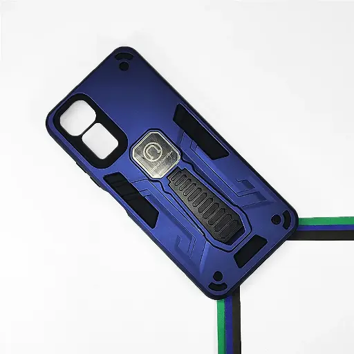 [PO39BMINOT11-2-17] Xiaomi Redmi Note 11|Note 11S Armour With Stand Back Case (Navy Blue)